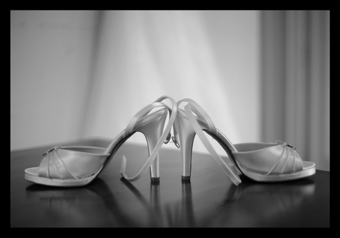 Combermere Abbey wedding shoes photograph
