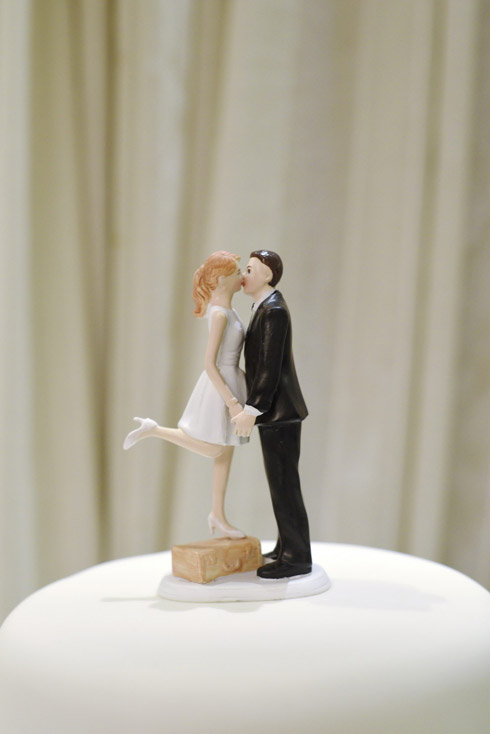 Wedding cake detail photograph